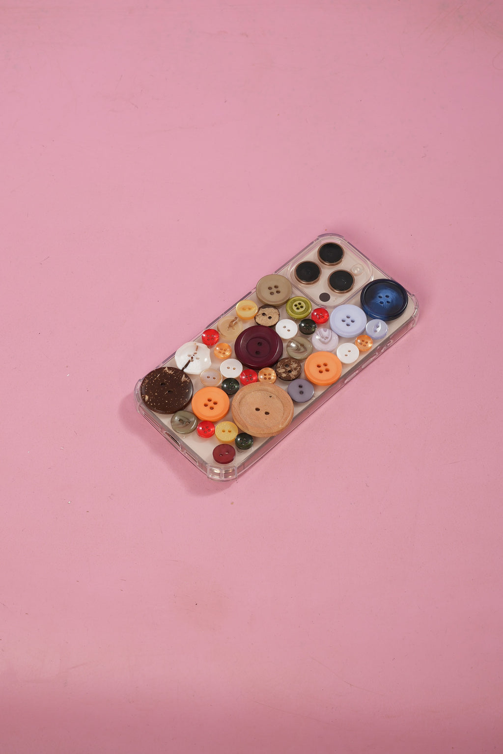 The Buttoned Mobile Cover