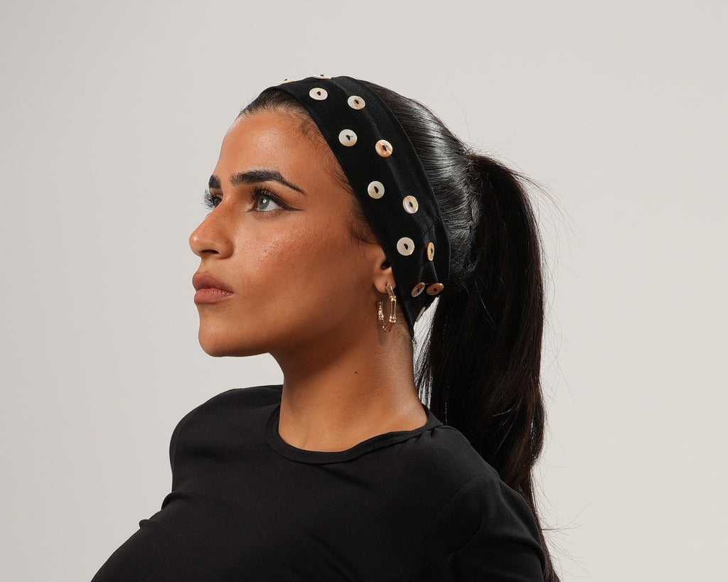The Buttoned Head Band